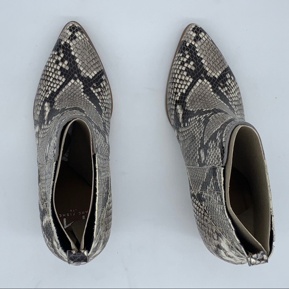 Marc Fisher LTD Alva Pointy Toe Snake Printe Women's Bootie - Picture 10 of 15